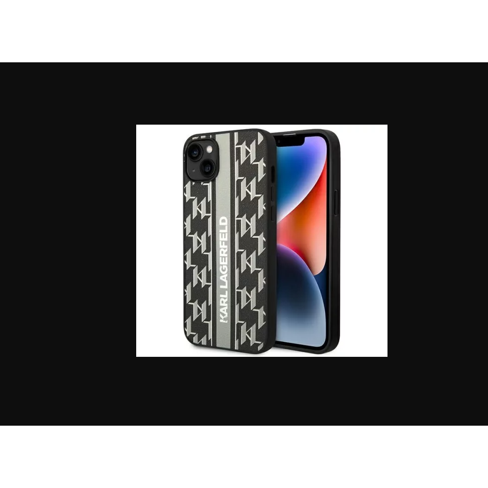 Karl Lagerfeld IPhone 14 Plus Hátlapvédő Tok - Szürke (KLHCP14MPGKLSKG)
