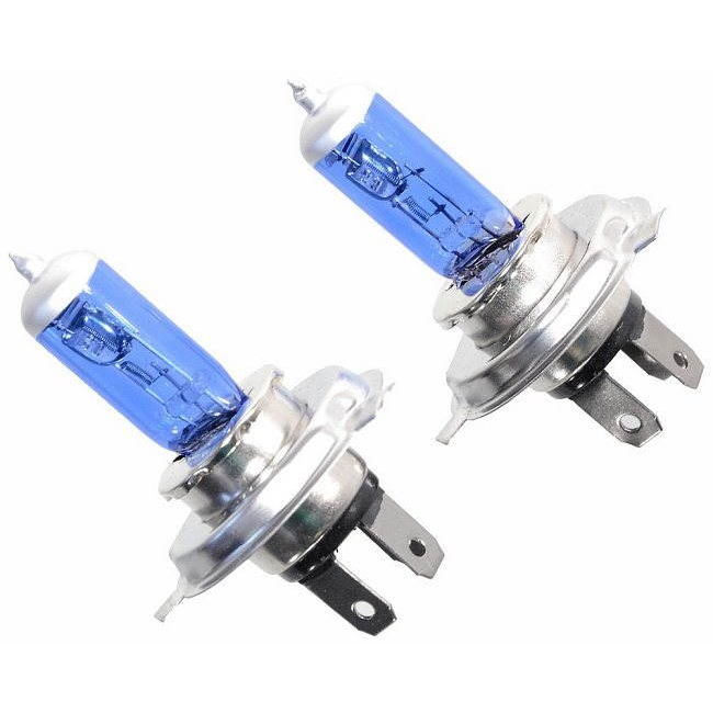 COMPASS izzó H4 12V 60 / 55W P43t fehér lézernyomtatóval 2db (08569)