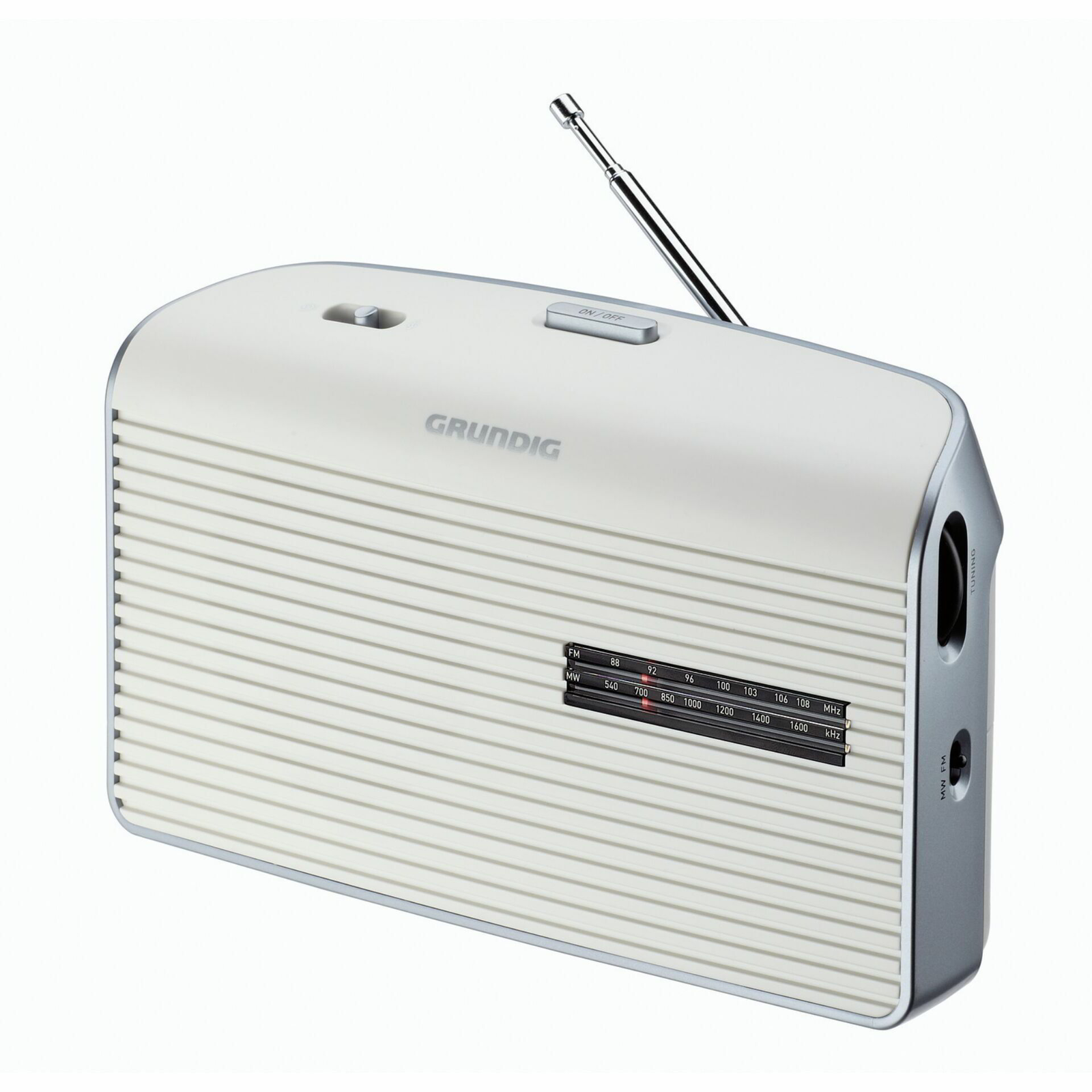 Grundig Music 60X Hordozható FM rádió - Fehér/Szürke (GPR1251)