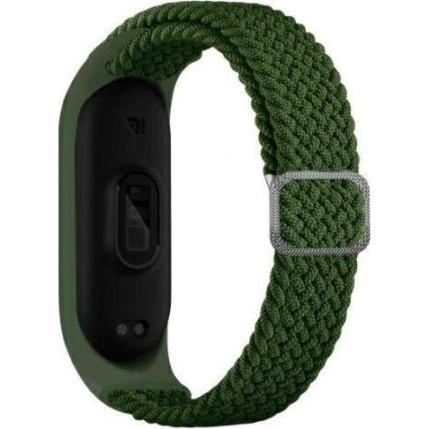 Beline Xiaomi Mi Band 7/6/5 текстилна каишка за часовник, зелена