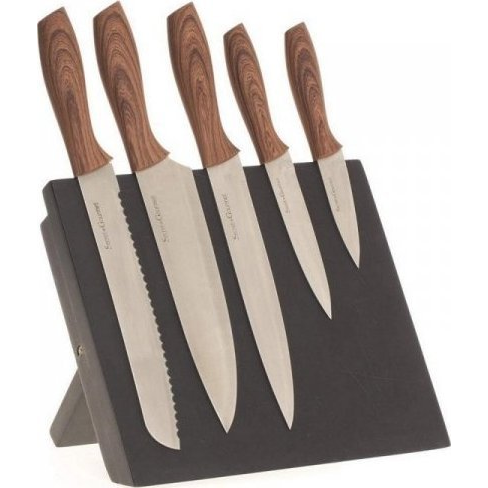 Soporte Imantado Con 5 Cuchillos 32x23.2x19cm