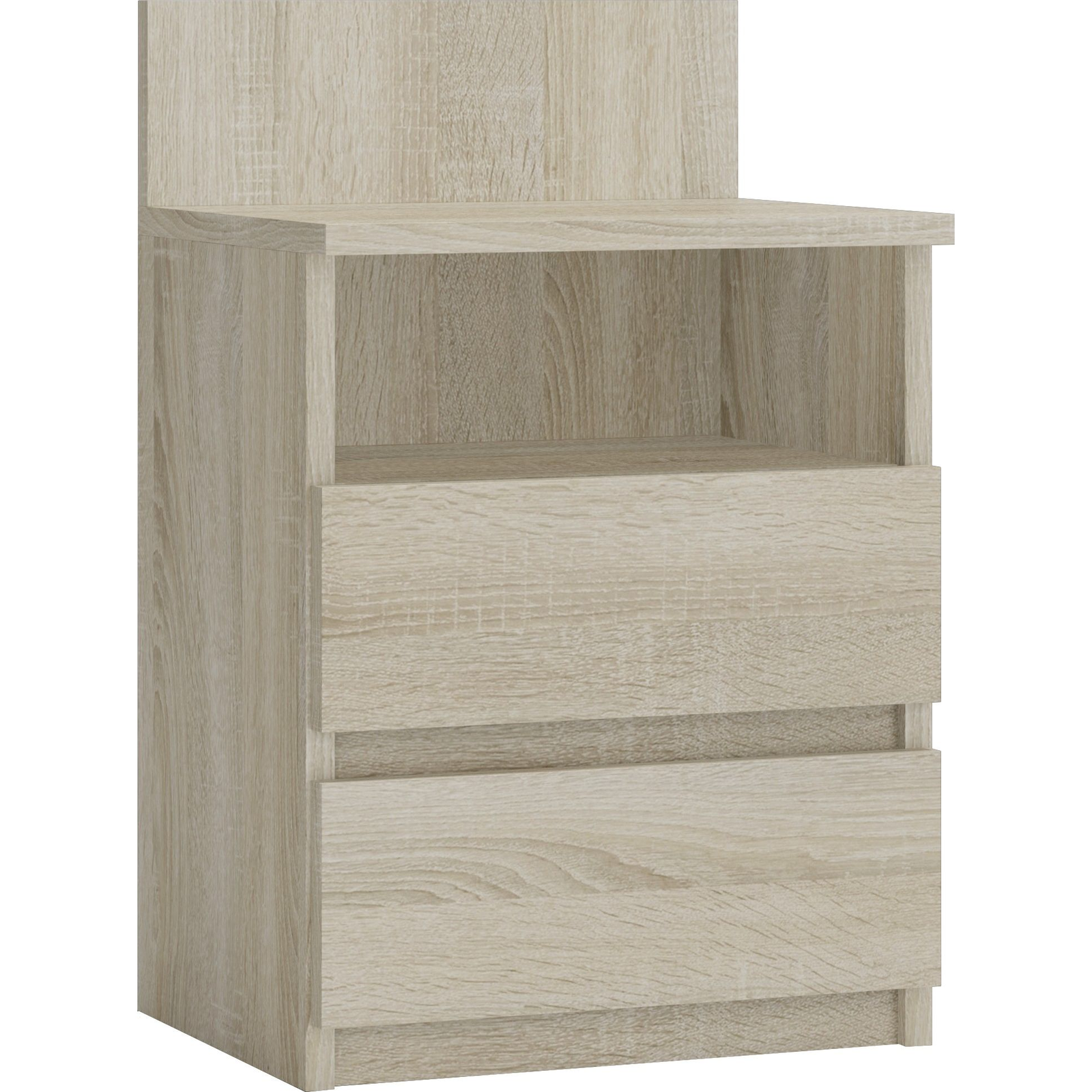 Proda Viana M1 Éjjeliszekrény - Polccal, 2 Fiókkal, 59 cm x 40 cm, Sonoma (M1 SONOMA MAT)