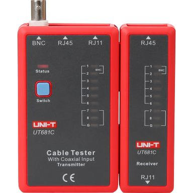 Probador De Cables De Red. Telefónico Y Coaxial Ut681c