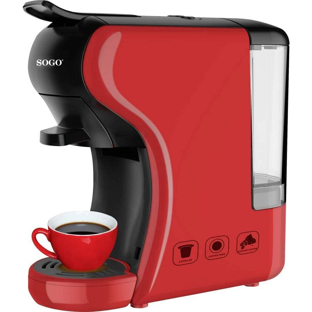SOGO 3-IN-1-RED Espresso készítő (CAF-SS-5675-R) (CAF-SS-5675-R)