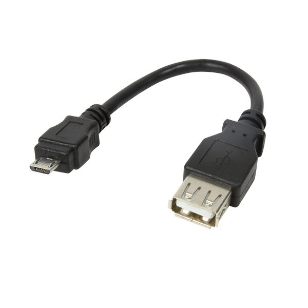 Logilink USB 2.0 micro B apa és USB 2.0 A anya adapter (AU0030)