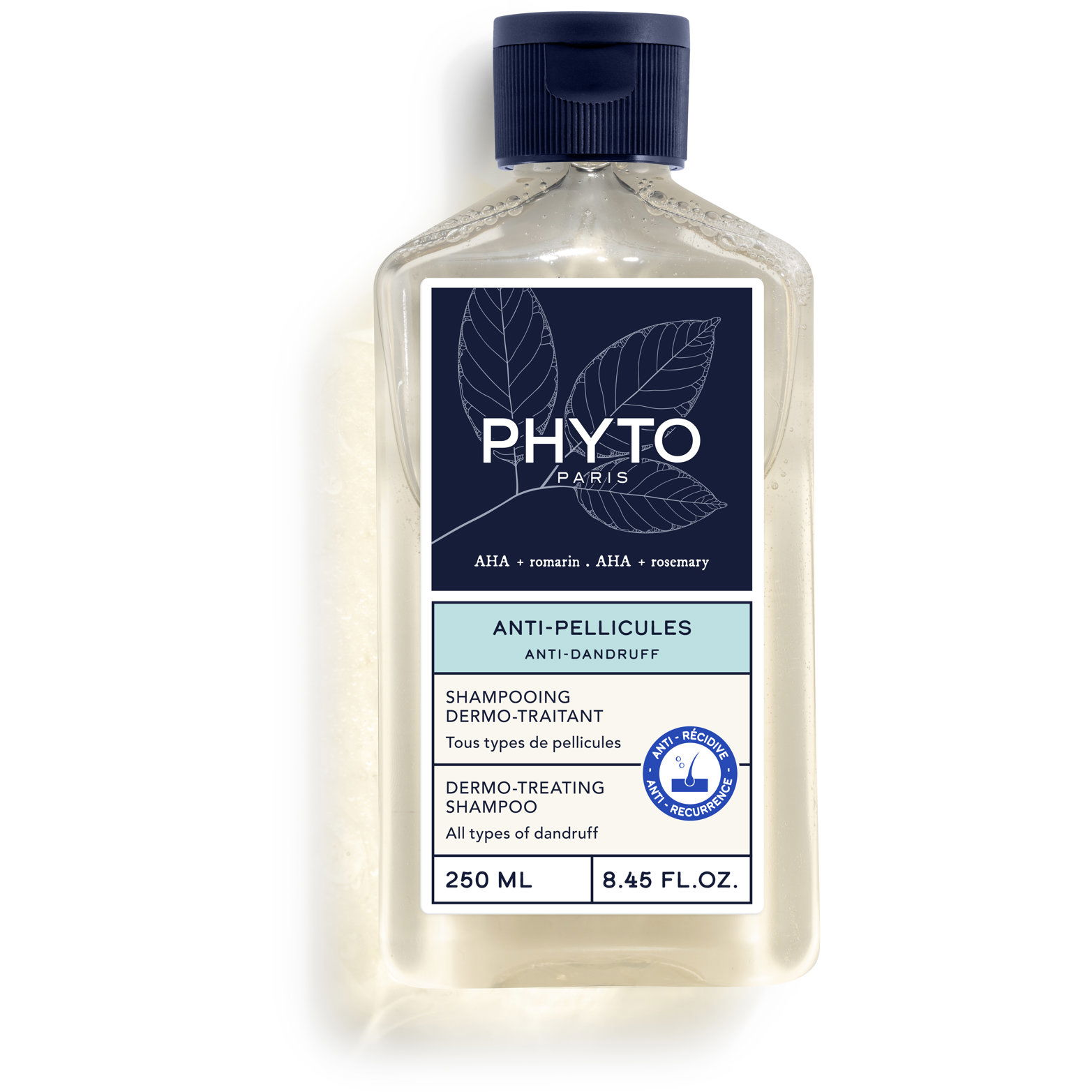 PHYTO korpásodás elleni ápoló sampon, 250 ml (3701436923631)