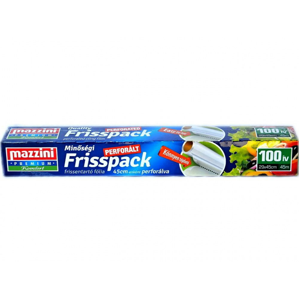 Mazzini Premium Perforált Frissentartó fólia (45 m/tekercs) - 100 ív (102062)