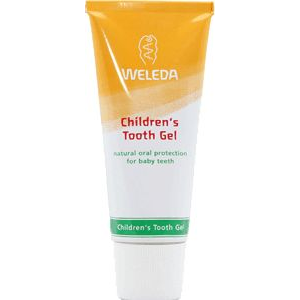 Weleda Zselés fluoridmentes natúr fogkrémgél tejfogakra (50 ml) (4001638081863)
