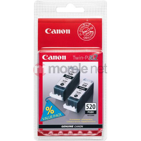 Canon PGI-520BK inktcartridge 2 stuk(s) Origineel Zwart