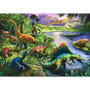 Trefl Ragadozó Dinoszauruszok 200db-os Puzzle - Lányoknak és Fiúknak, 7 éves kortól