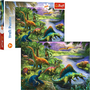 Trefl Ragadozó Dinoszauruszok 200db-os Puzzle - Lányoknak és Fiúknak, 7 éves kortól