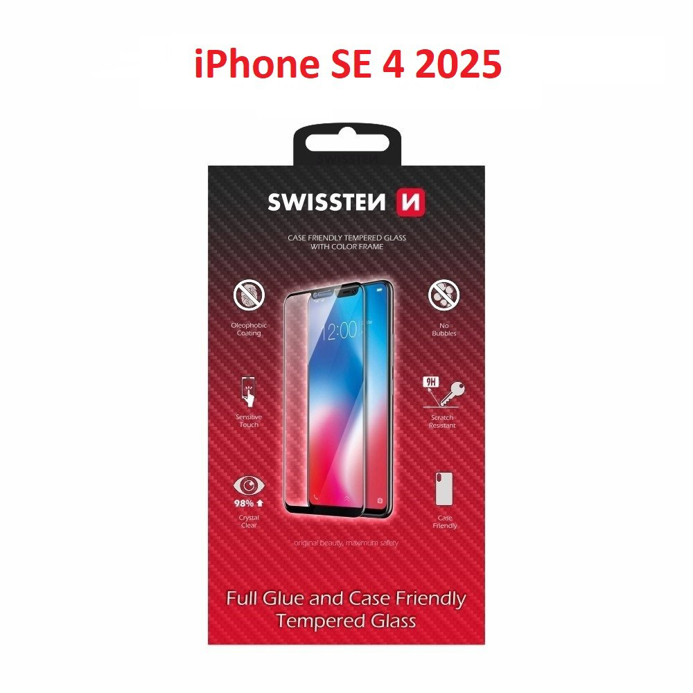 Swissten Case Friendly iPhone 16e fekete tok (54501876)