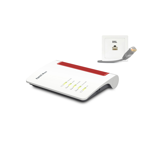 Box FRITZ! 7530 AX trådløs router Gigabit Ethernet Dual-band (2,4 GHz / 5 GHz) Hvid