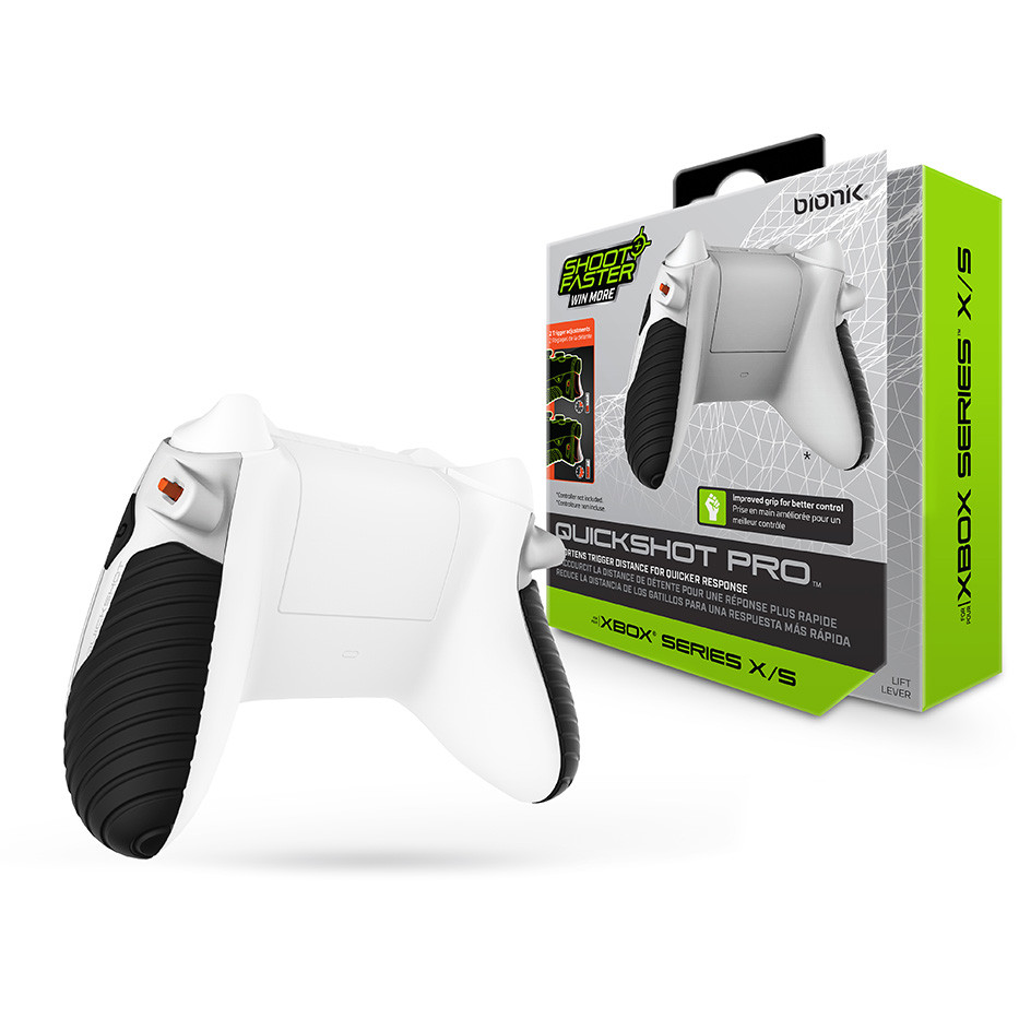 Bionik BNK-9074 Quickshot Pro Xbox Series Fekete&Fehér Kontroller Ravasz Kiegészítőcsomag