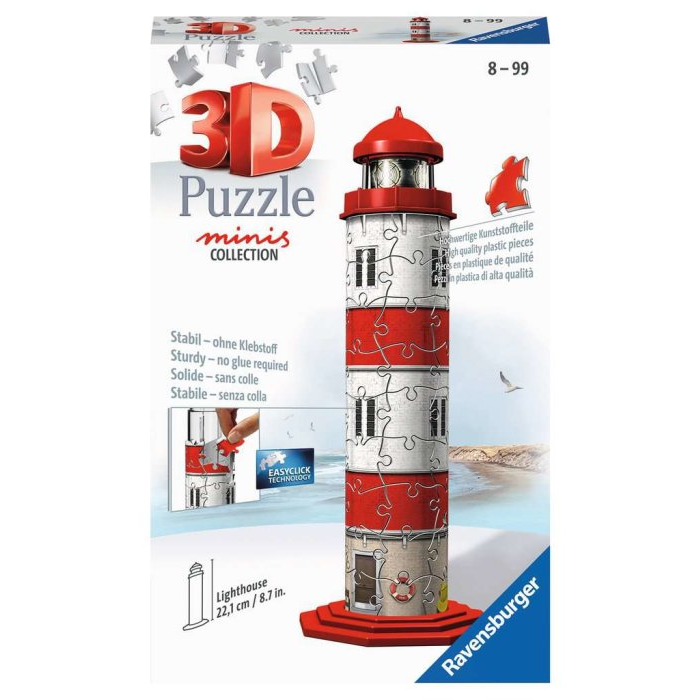 Ravensburger Mini Világítótorony - 54 darabos 3D puzzle (11273)