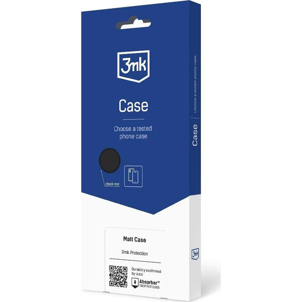 Калъф за телефон, 3MK, Matt Case, съвместим с Honor Magic 6 Lite 5G, черен