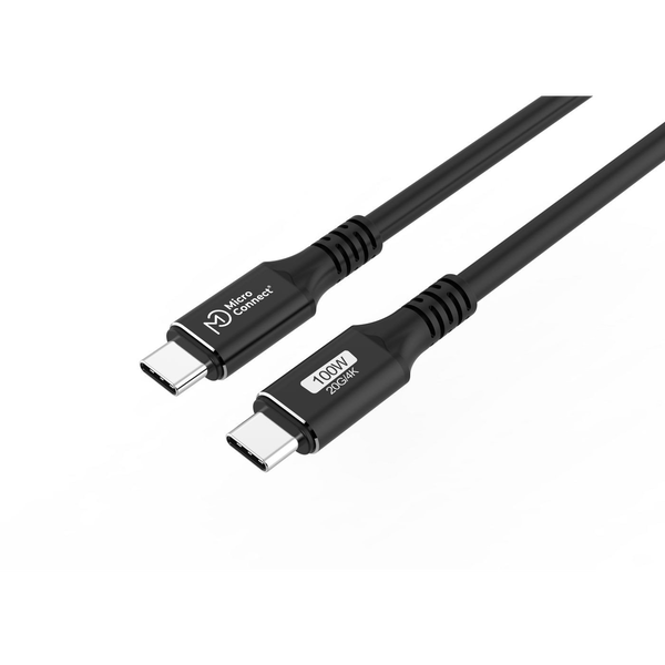 Microconnect USB3.2CC025 cavo USB USB 3.2 Gen 2x2 0,25 m USB C Nero