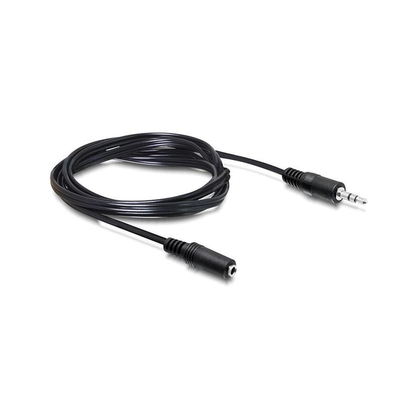Prodlužovací kabel minijack M/F 3Pin 3m černý