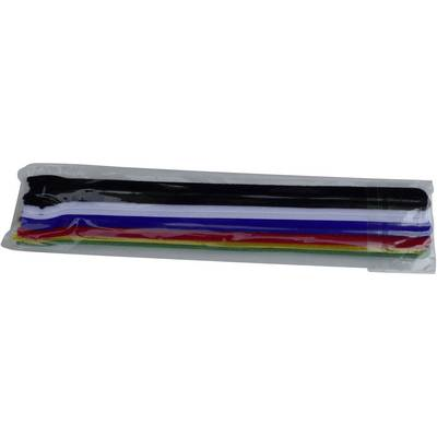 Tépőzáras kábelkötöző, tépőzáras szalag 10db-os készlet 250 mm x 13 mm TRU COmPONENTS 804-06-Bag (1586401)