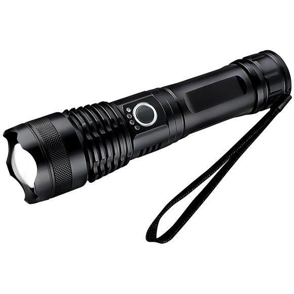 Solight Újratölthető LED lámpa 1000lm fókuszálható 2800mAh Li-Ion USB ajándékcsomag (8592718026707)