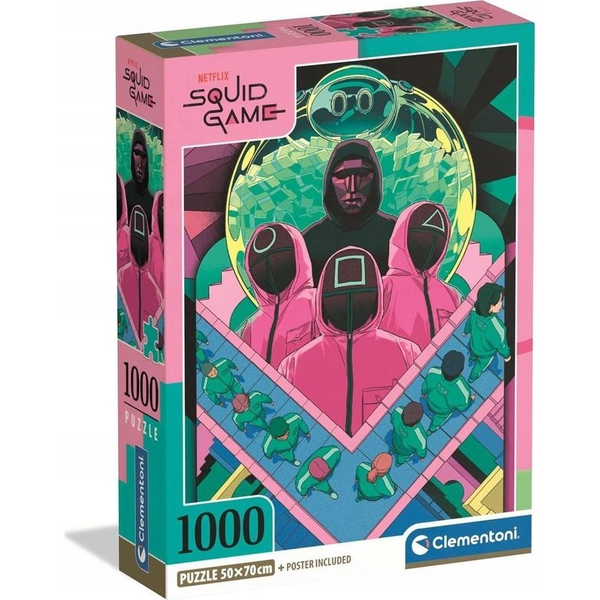 Squid Game 2 compact 1000db-os puzzle - Clementoni