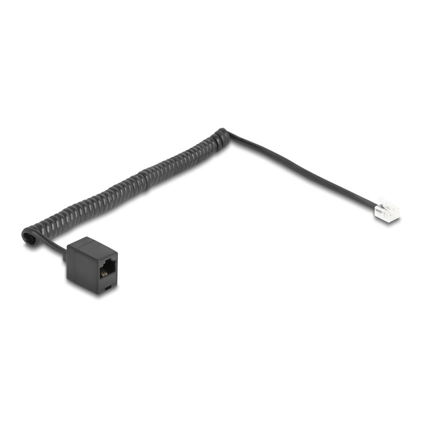 Delock Telefonkabel/Spiralkabel RJ11 St. zu RJ45 Bu. 2m