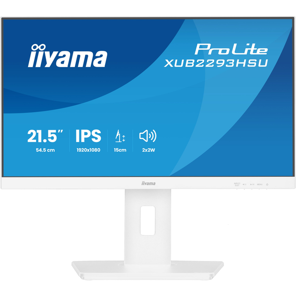 iiyama ProLite XUB2293HSU-W7 Monitor PC 54,6 cm (21.5") 1920 x 1080 Pixel Full HD LED Bianco