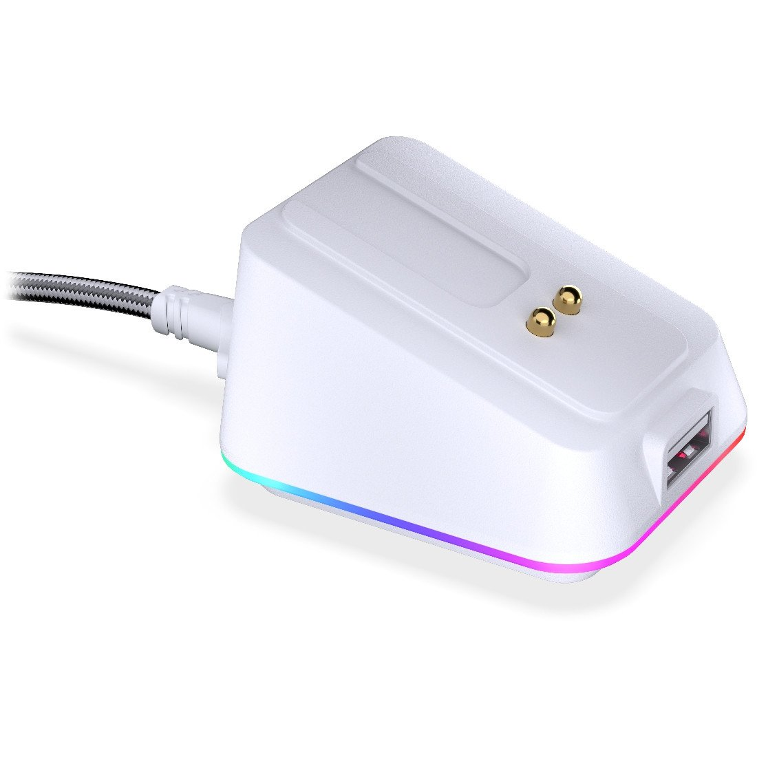 Endorfy Egér - Mouse Dock (RGB, dokkoló, fehér) (EY0F002)