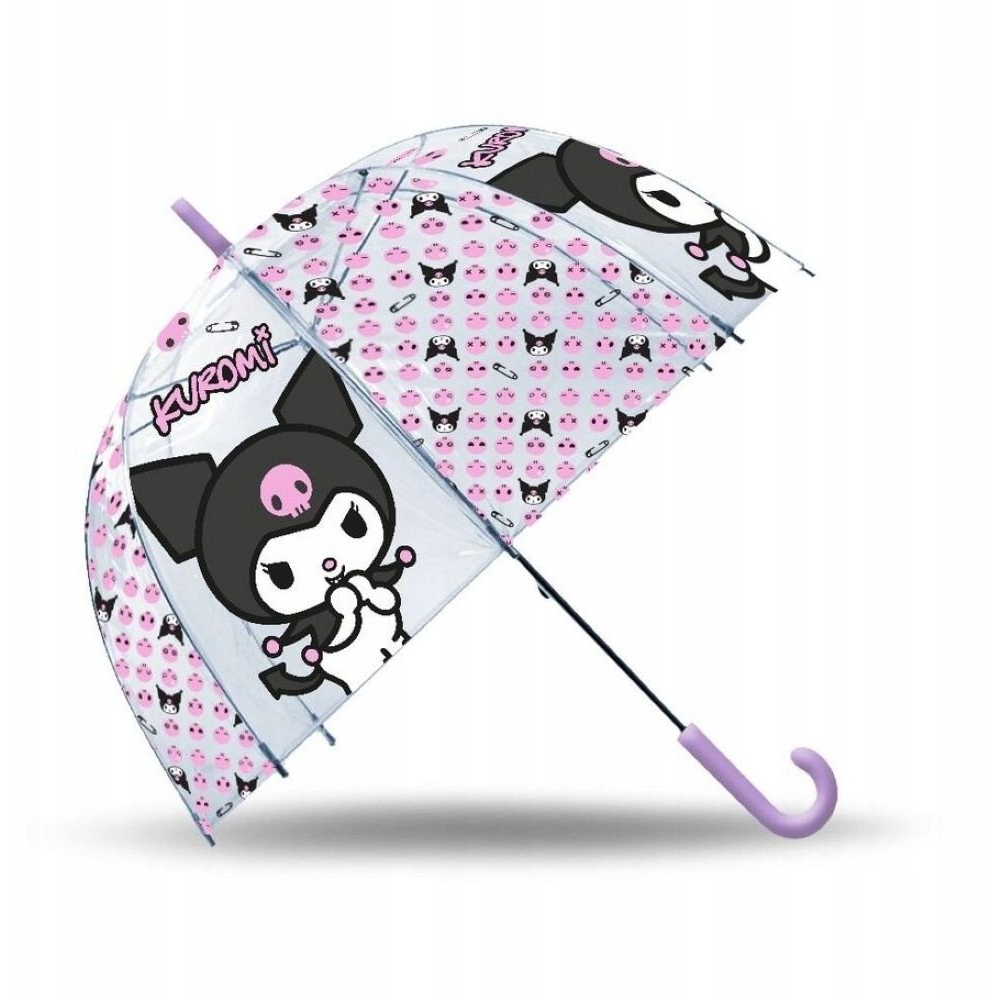 Hello Kitty Kuromi Gyerek Átlátszó Esernyő 70 cm (KU00005)