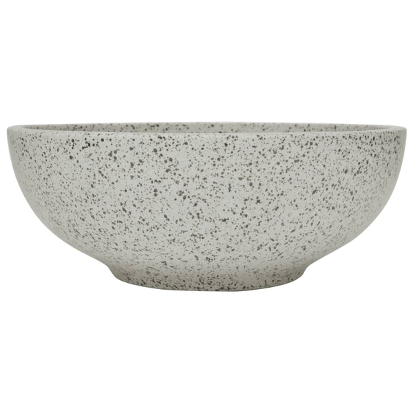 szürke kerámia kerek asztali mosdó Φ41 x 14 cm