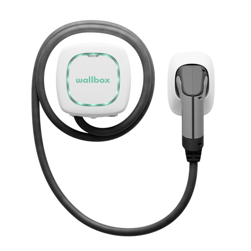Wallbox Pulsar Plus Elektromos autó fali töltő - Fehér (22 kW - 32A / 7m Type-2) (PLP1-M-2-4-9-001)