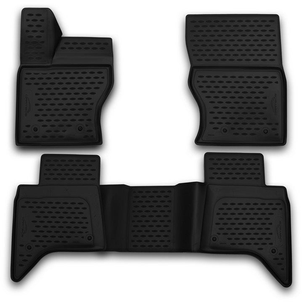 SIXTOL 3D Rubber Car Mats for LAND ROVER Range Rover, 2015->