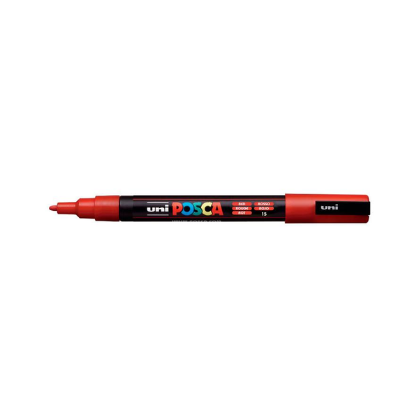 POSCA Marker UNI  PC-3M rot BK