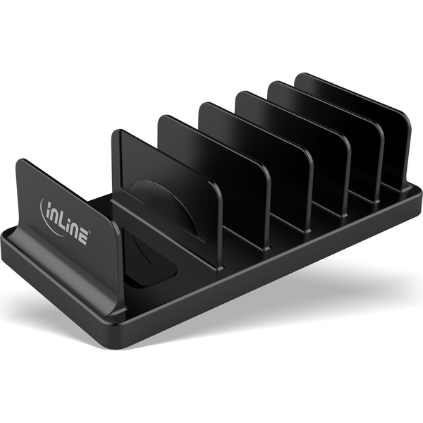 InLine 55461S tartószerkezet Passzív tartó MP4 lejátszó, Mobiltelefon / okostelefon, Navigátor, Hordozható játékkonzol, Hordozható rádió, Táblagép/UMPC Fekete