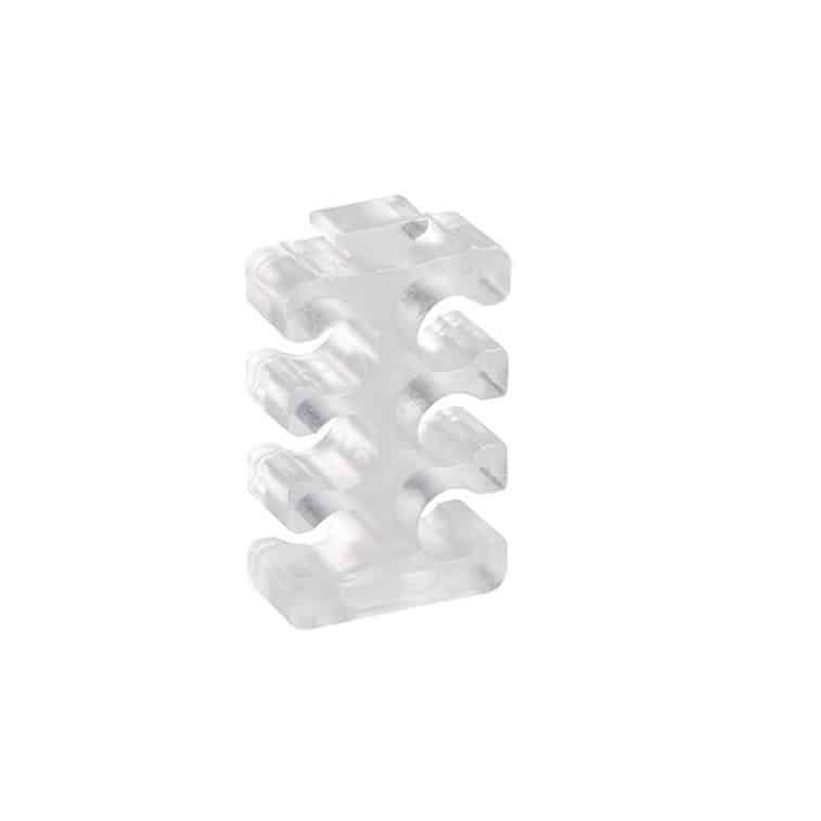 Silverstone SST-PP09 Kábelfésű Szett - Átlátszó (20 db / csomag) (SST-PP09)