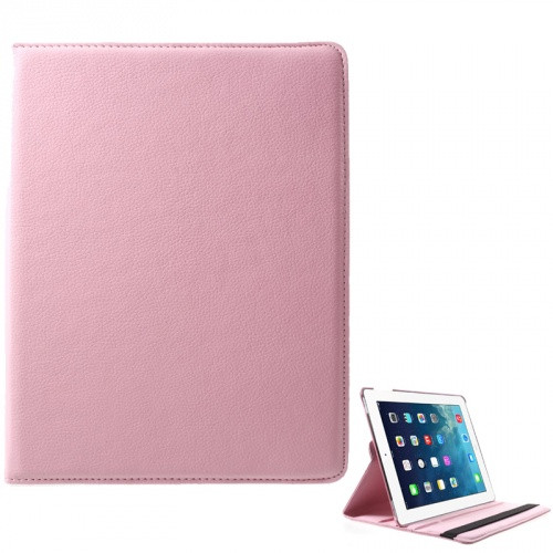 Apple iPad 2 / iPad 3 / iPad 4, калъф за папки, въртящ се (360°), розов (RS83473)