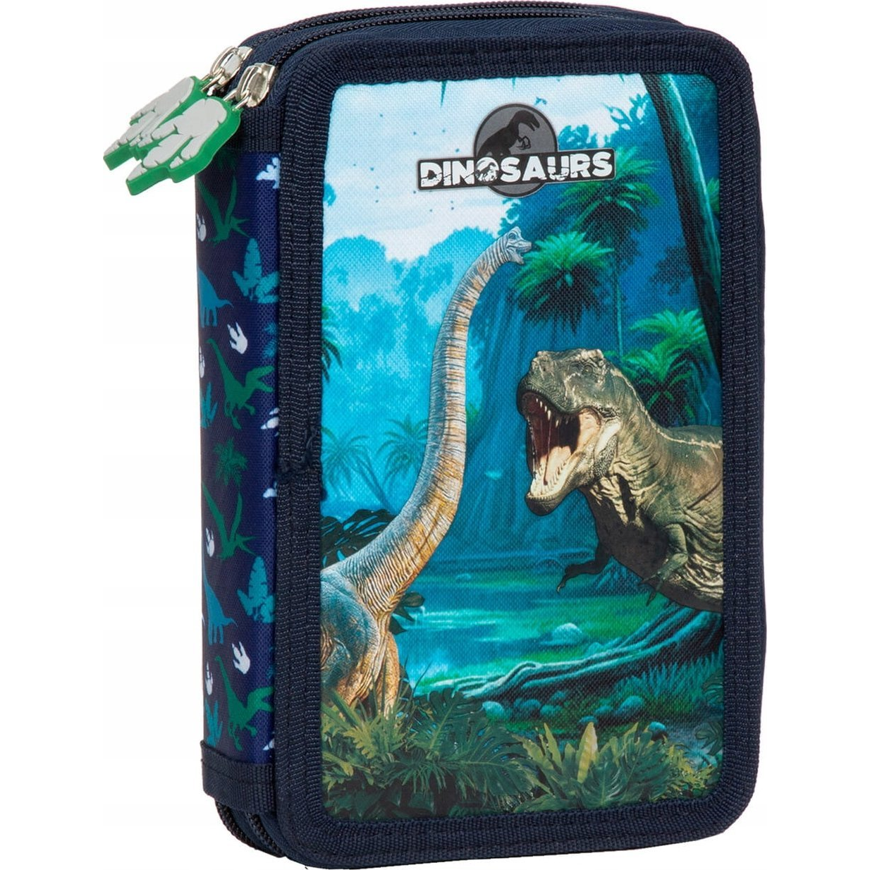 Derform Dinoszauruszos Emeletes Felszerelt Tolltartó - Lakeside (PWDDN19)