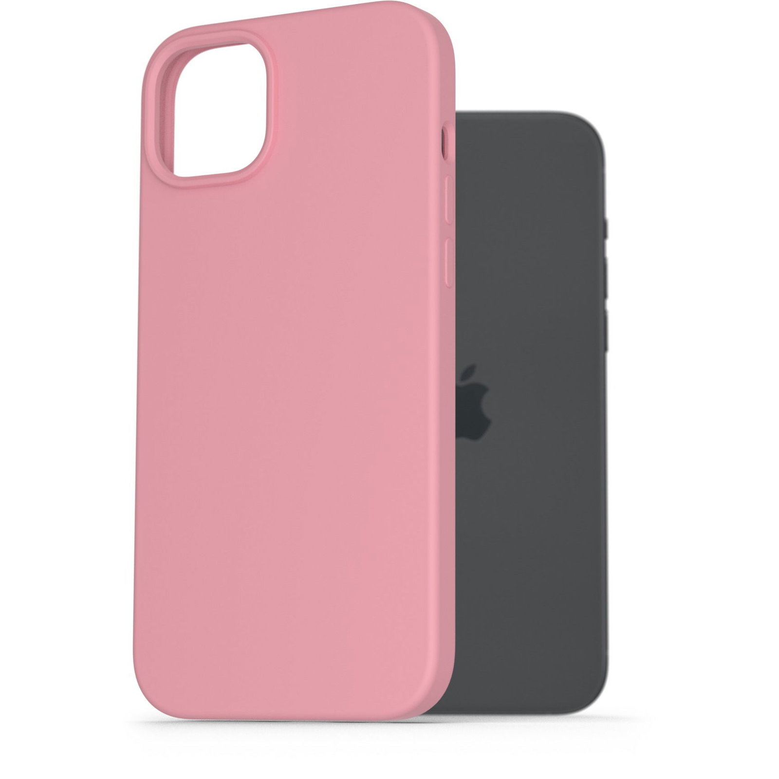 AlzaGuard Premium Liquid Silicone iPhone 15 Plus rózsaszín tok (AGD-PCS0134P)