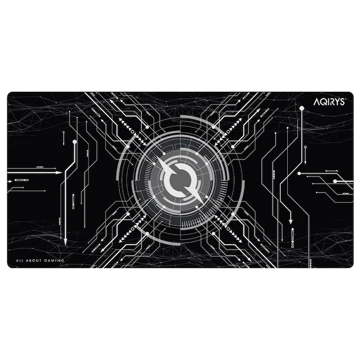 Aqirys Gruis Gaming Egérpad 1200 x 600mm - Fekete Mintás (AQRYS_GRUIS3XL)