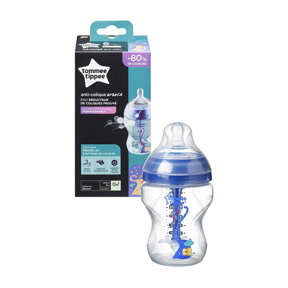 Tommee Tippee cumisüveg Advanced anti colic 260 ml kék (MTTF-5010415225757)