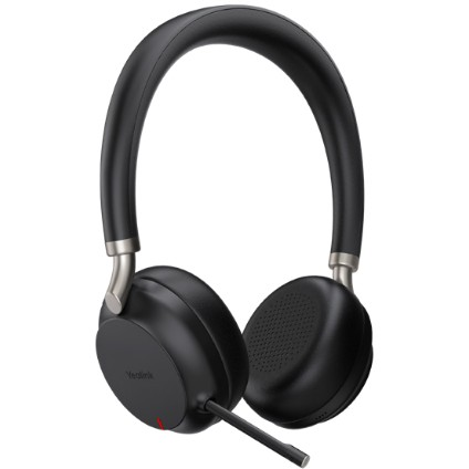 Yealink BH72 Slúchadlá s mikrofónom Káblový a bezdrôtový Pres hlavu Hovor / hudba USB Typ-A Bluetooth Nabíjací podstavec Čierna (1208613)