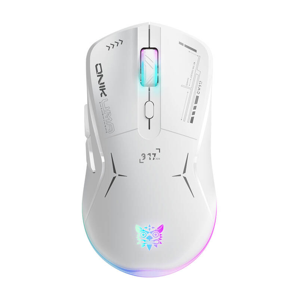 Onikuma CW917 Wireless Gaming Egér Fehér RGB