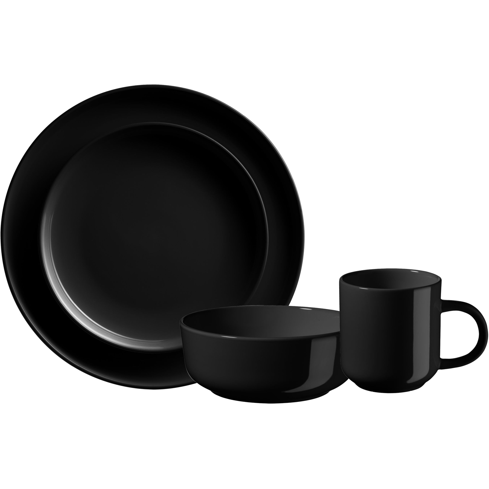 Mäser BLACK ALENIA Étkészlet 16 db (674430)