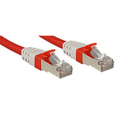 Lindy Cat.6 (A) SSTP / S/FTP PIMF Premium 0.3m sieťový kábel Červená 0,3 m
