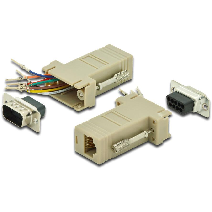 Assmann Adaptor, DB9, RJ45, Modular (AK-610517-000-I)