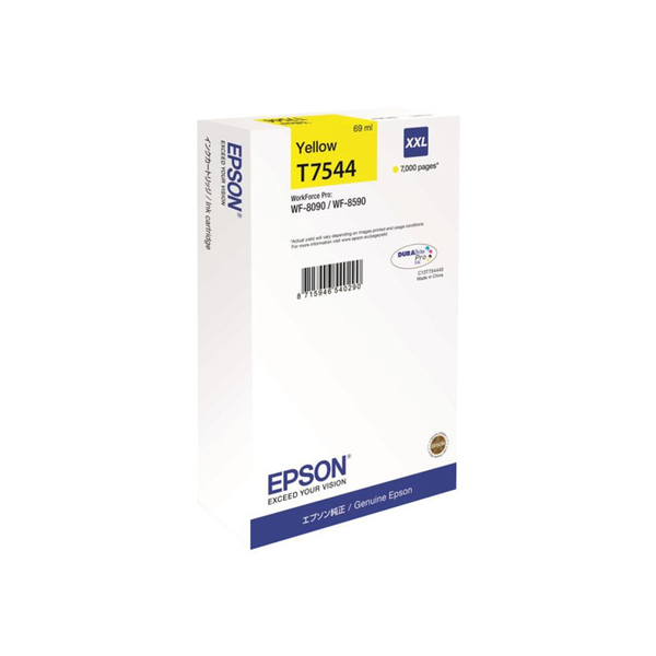 Epson T7544 глава и патрон за мастиленоструен принтер 1 броя Оригинал Жълт