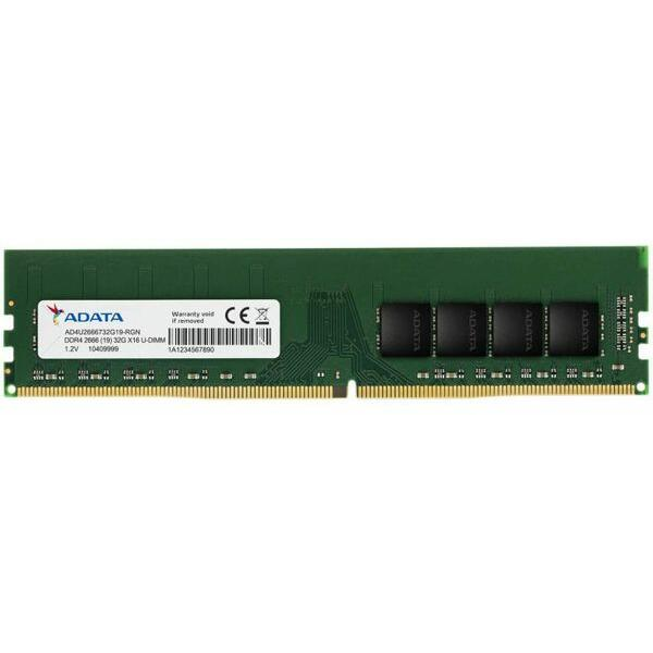 ADATA Premier 8GB DDR4 2666MHz CL19 DIMM memória (AD4U26668G19-SGN)