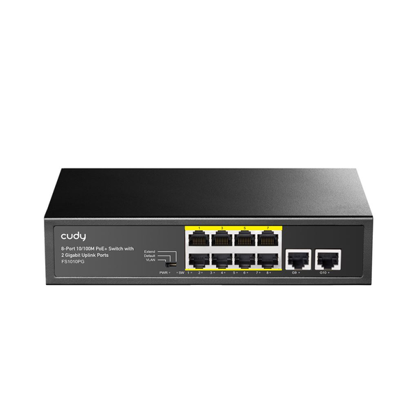 Switch Cudy 8-port 10/100m Poe + 2 Gb Uplink Ports 120w