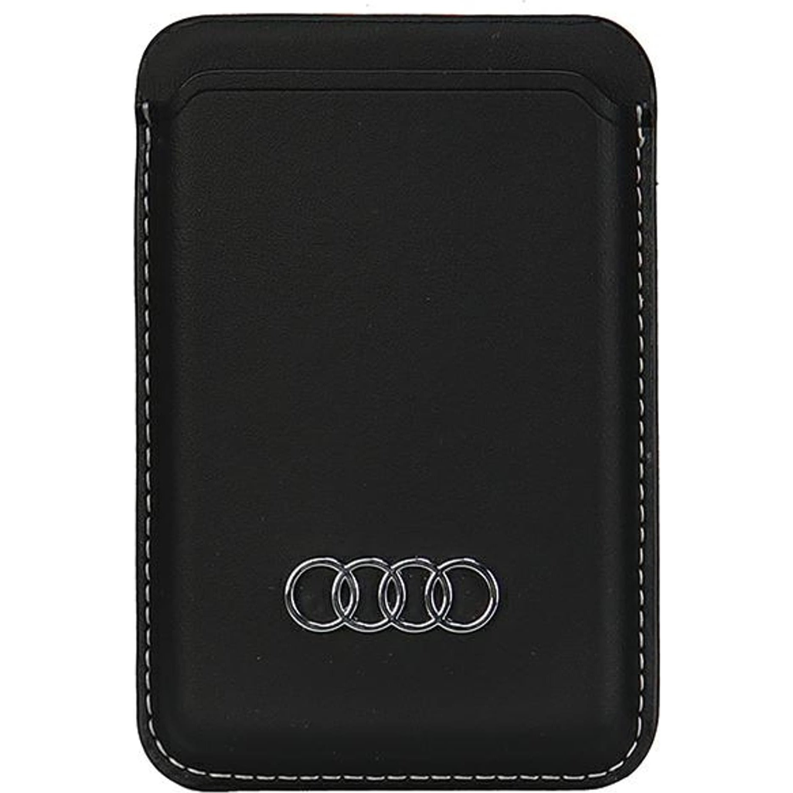 Audi AU-MSCH-Q3/D1-BK műbőr MagSafe kártyatartó fekete ( )