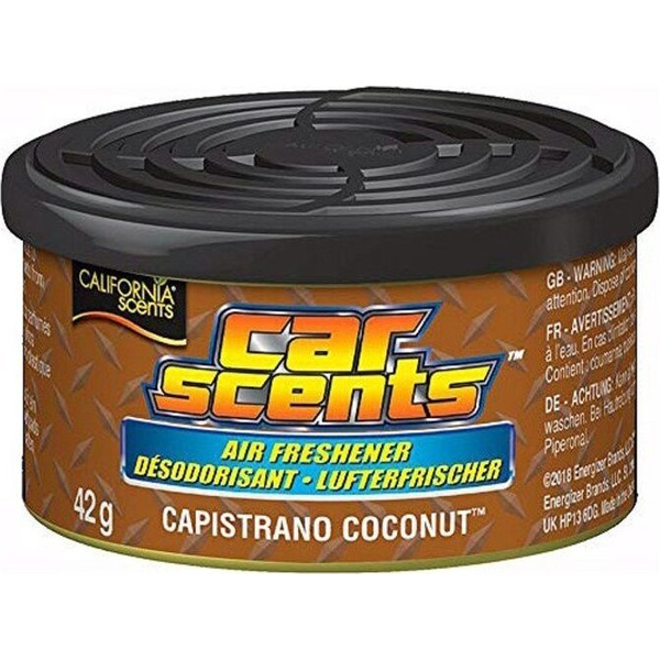 Autóillatosító konzerv, 42 g, CALIFORNIA SCENTS "Capistrano Coconut"